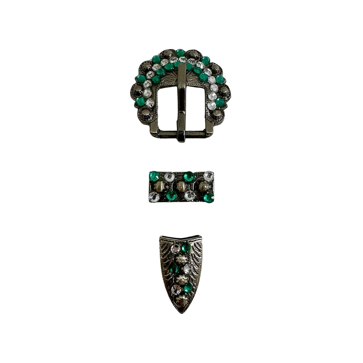 Schnalle Berry Buckle Strass mit Endkappe