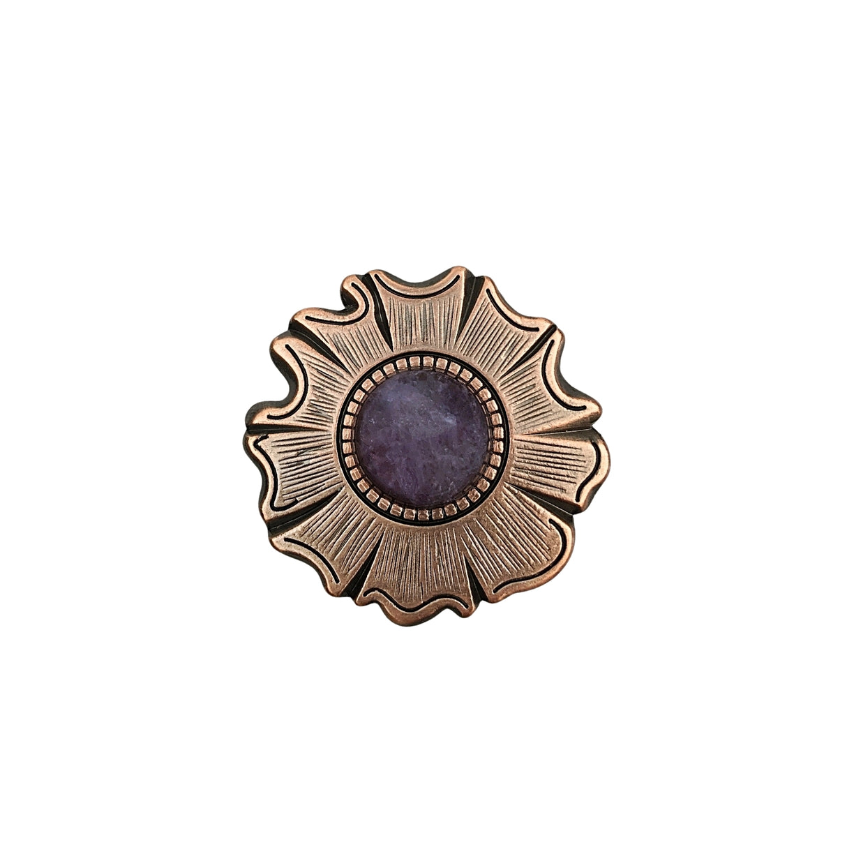 Flower Concho mit Stein