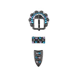 Schnalle Berry Buckle Strass mit Endkappe