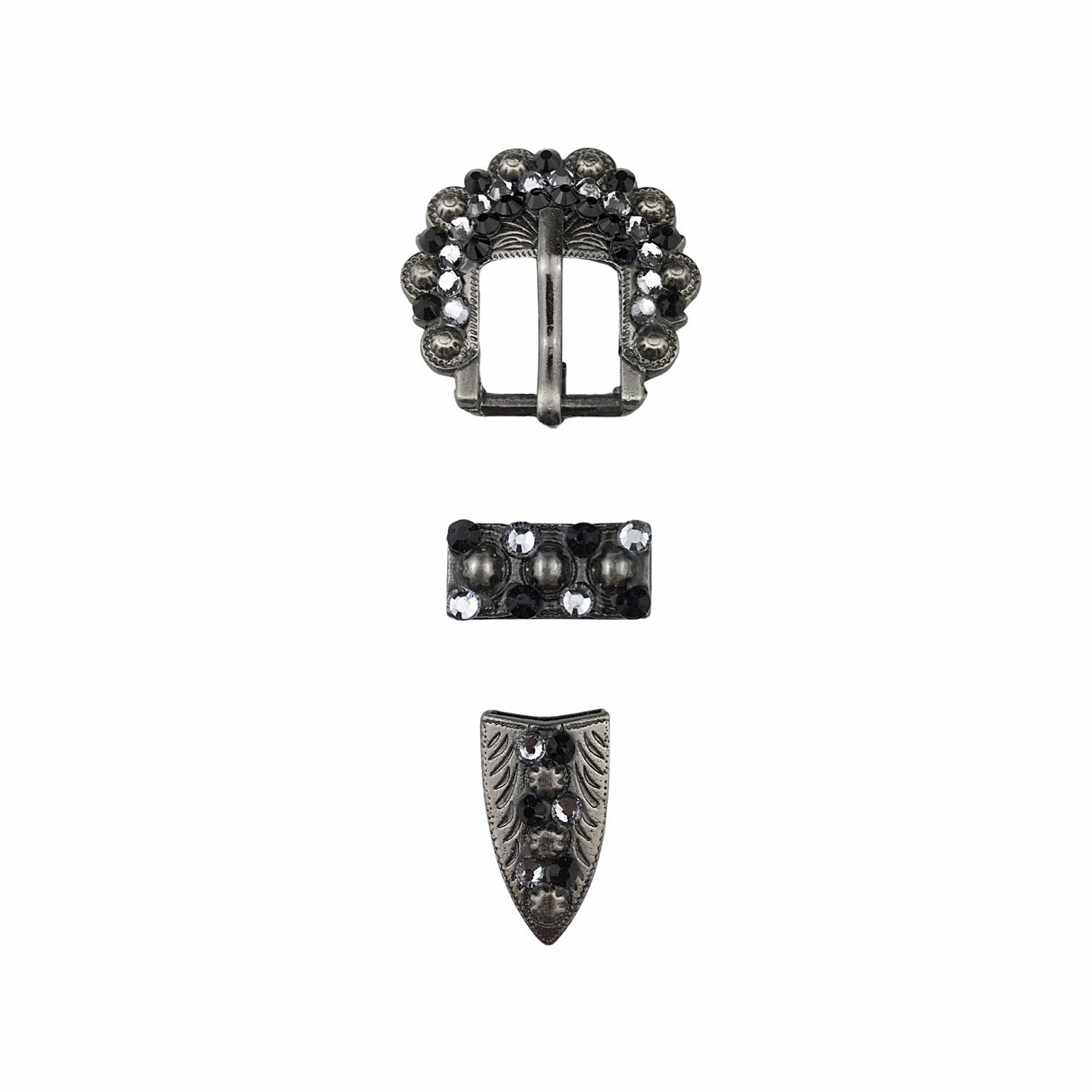 Schnalle Berry Buckle Strass mit Endkappe