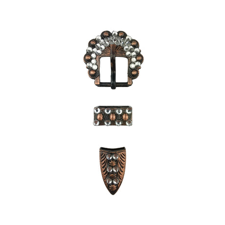 Schnalle Berry Buckle Strass mit Endkappe