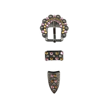 Schnalle Berry Buckle Strass mit Endkappe