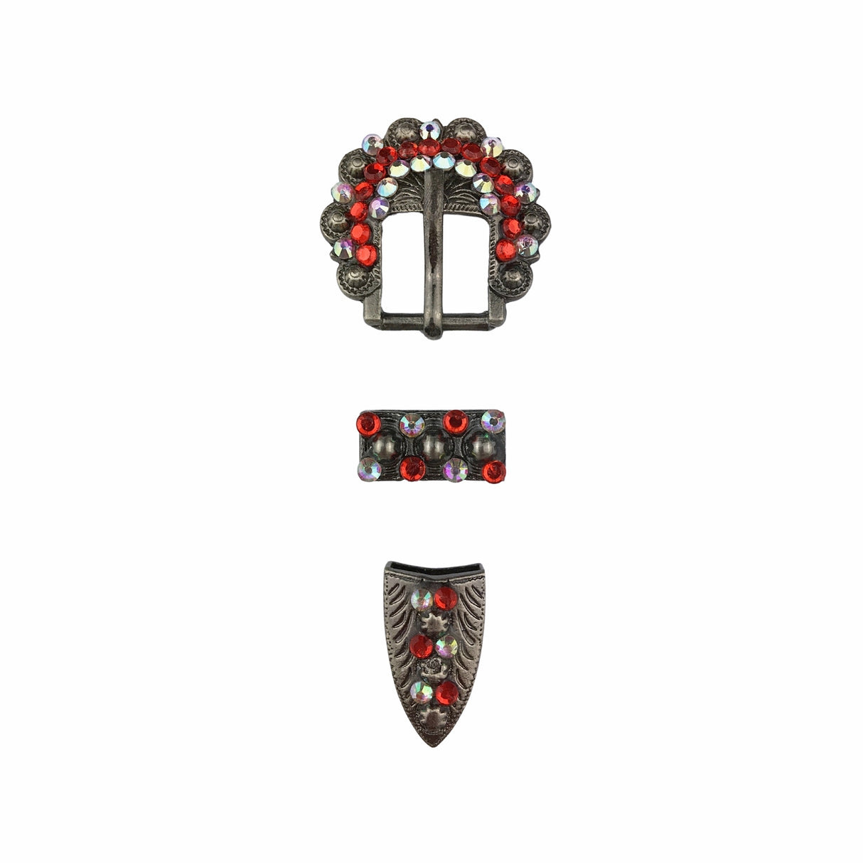 Schnalle Berry Buckle Strass mit Endkappe