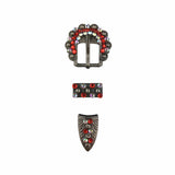 Schnalle Berry Buckle Strass mit Endkappe