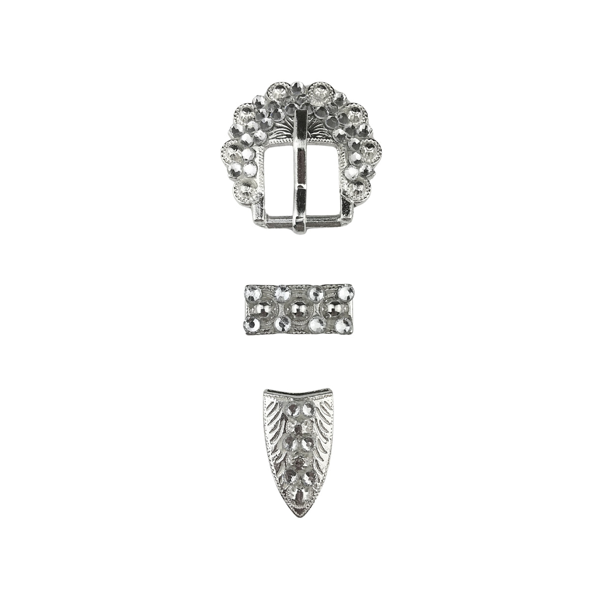 Schnalle Berry Buckle Strass mit Endkappe