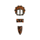 Schnalle Berry Buckle Strass mit Endkappe