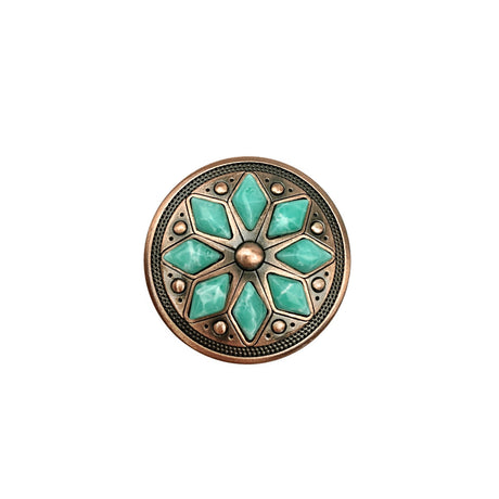 Starflower Concho mit Steinen