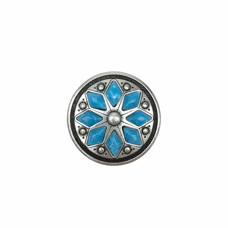 Starflower Concho mit Steinen