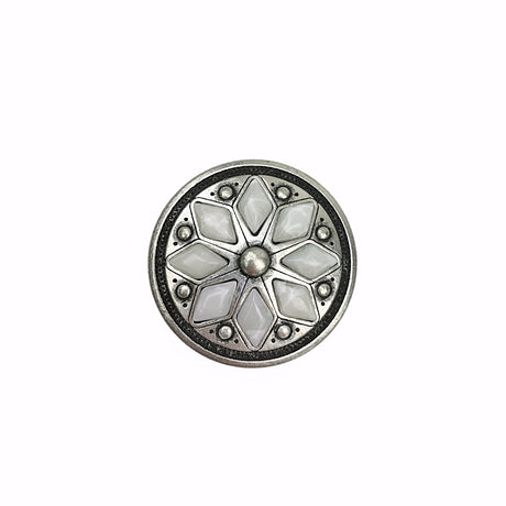 Starflower Concho mit Steinen