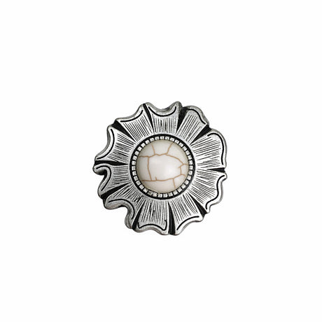 Flower Concho mit Stein