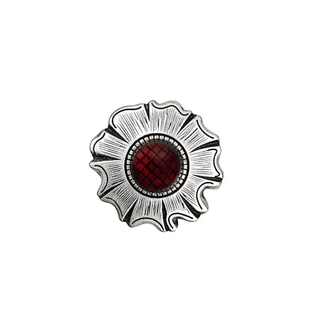 Flower Concho mit Stein