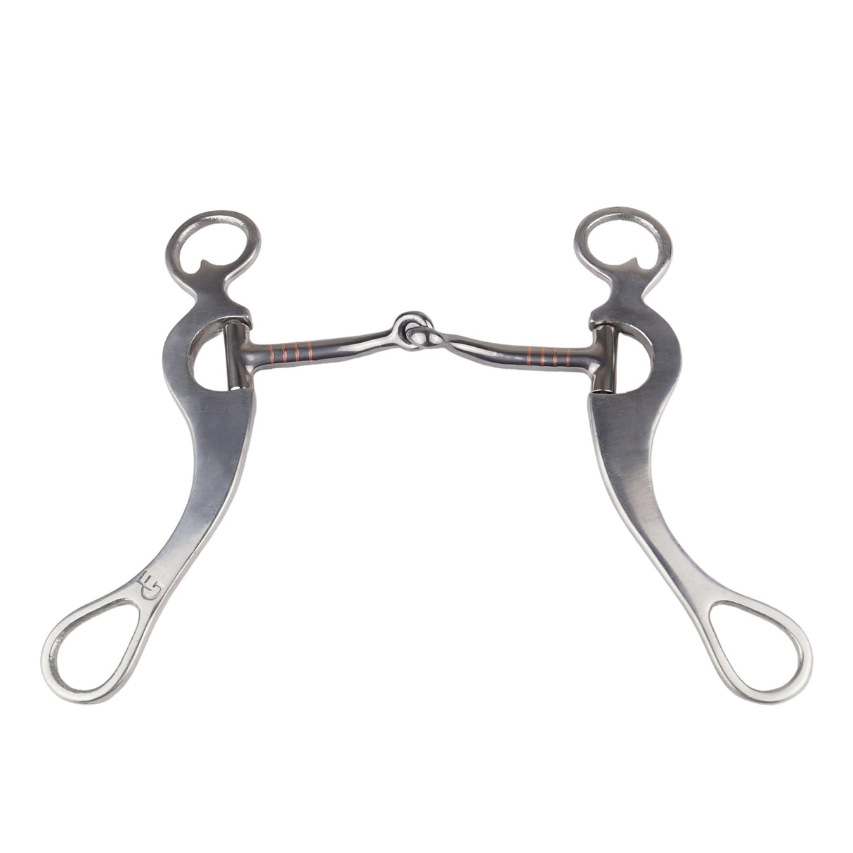 FG Snaffle Bit with Shanks - Alu Show Bit