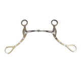 Snaffle Bit with Shanks - Silver Show Bit